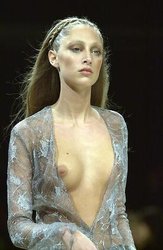 Talytha Pugliesi Oops Topless Nude Nip Slip Sexy Hot Fashion Tits